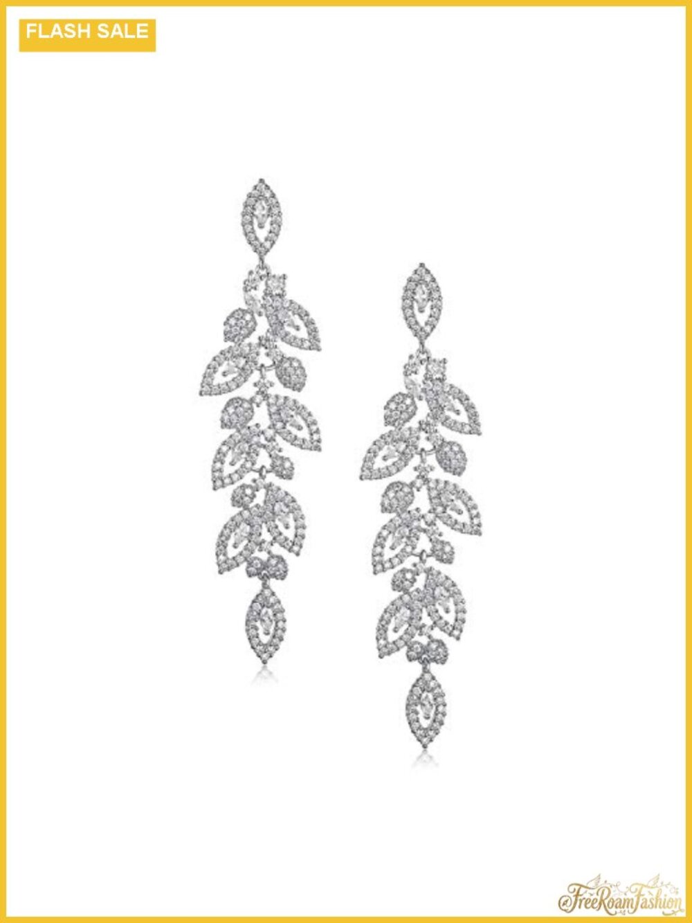 Chandelier Crystal Rhinestone Drop Dangle Earrings for Women Brides